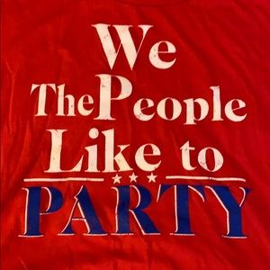 We the people like to party Cropped T-shirt